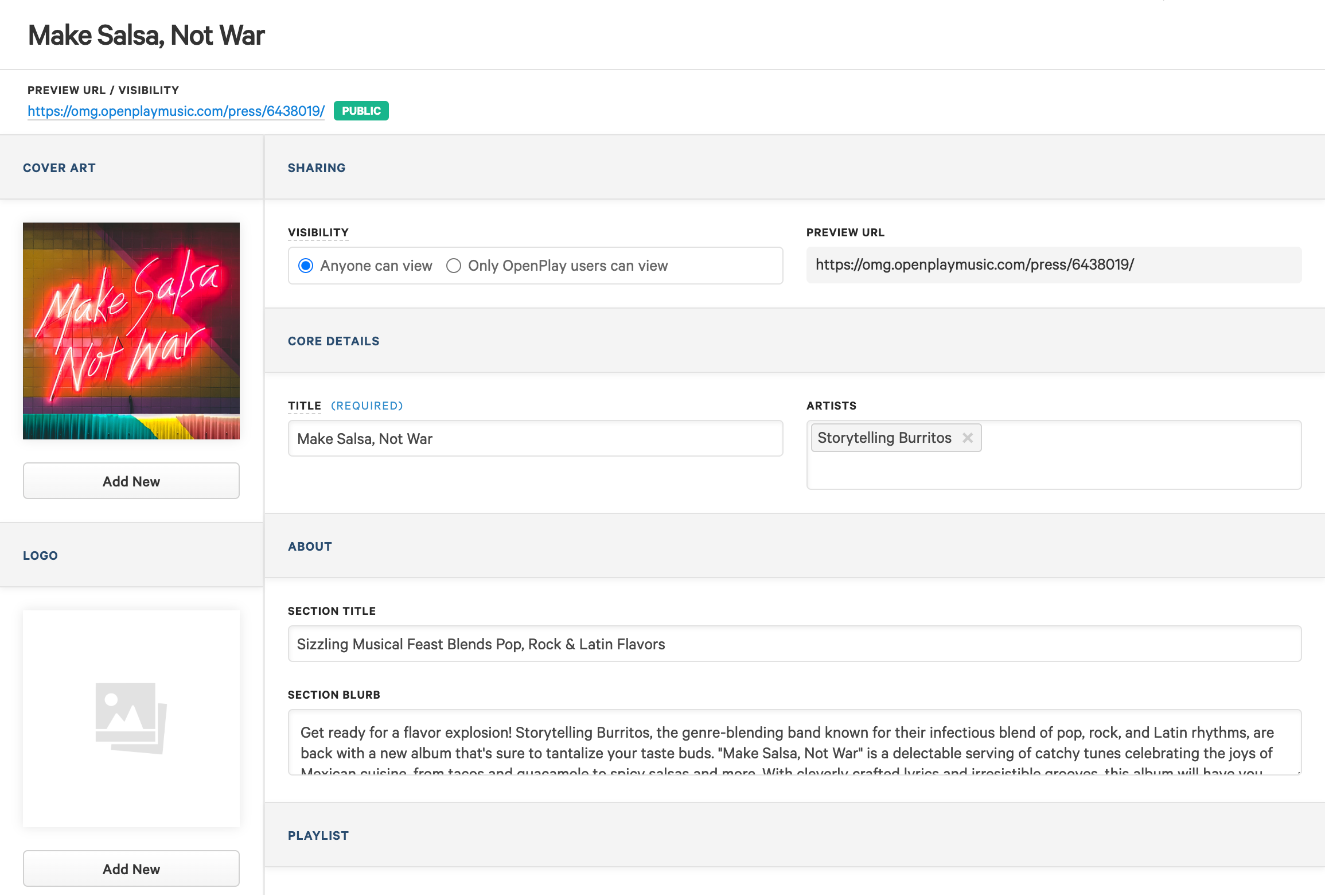 EPK Editor